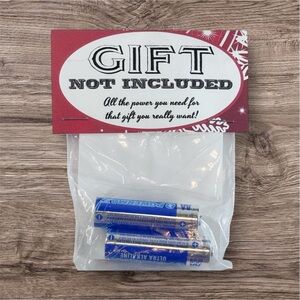 Stocking Stuffer Gift Not Included